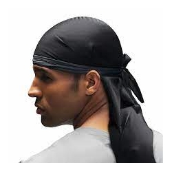 Du-rag satin noir
